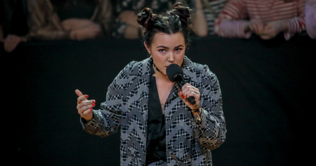 Foto: Joachim Nywall/TT Miriam Bryant uppträder på Allsång på Skansen den 6 augusti 2019.
