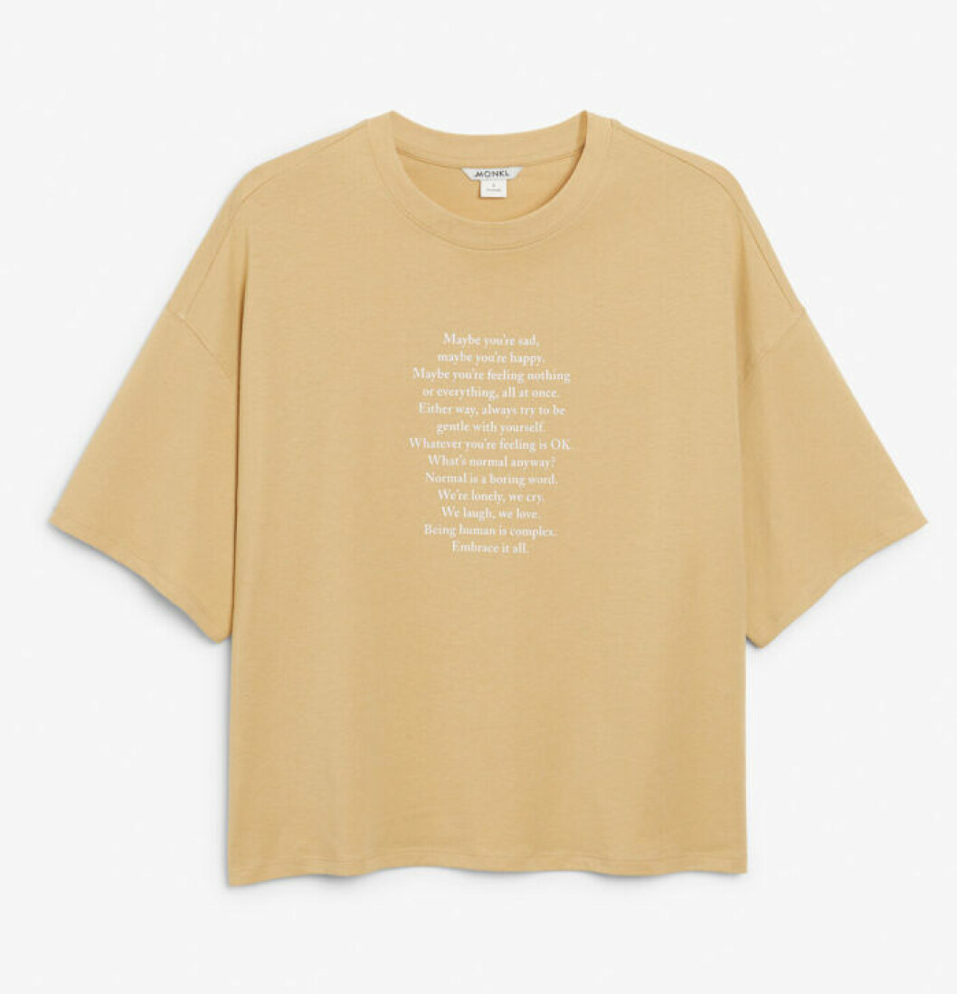 Monki släpper t-shirts med tryck