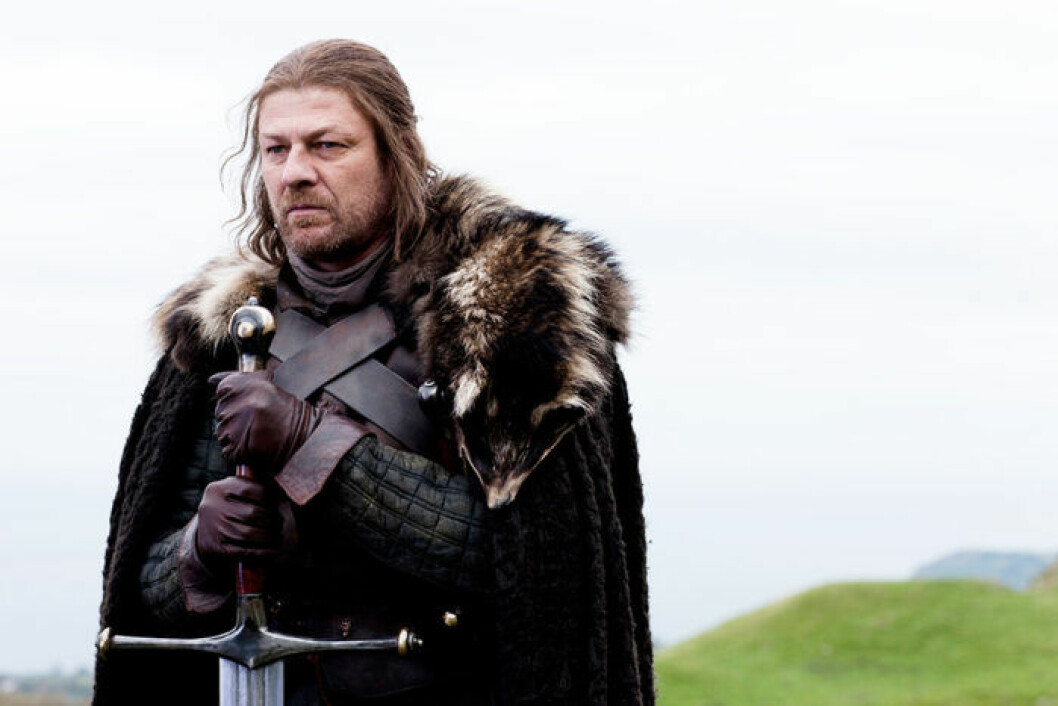 En bild på karaktären Ned Stark från tv-serien Game of Thrones.