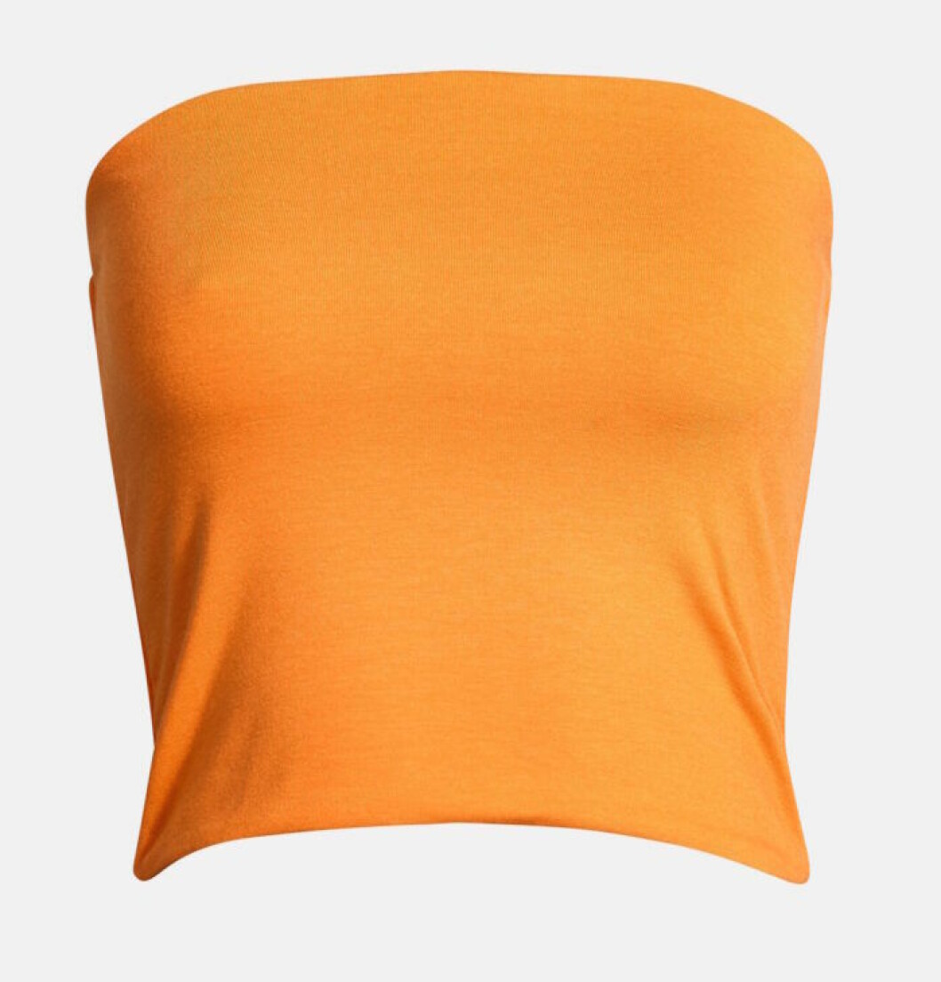 Neonorange tubtopp för dam till 2019