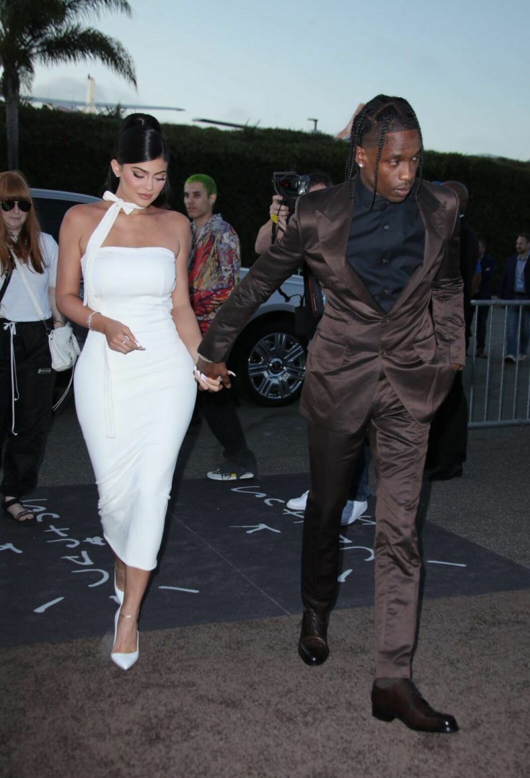 Kylie och Travis på premiär 2019