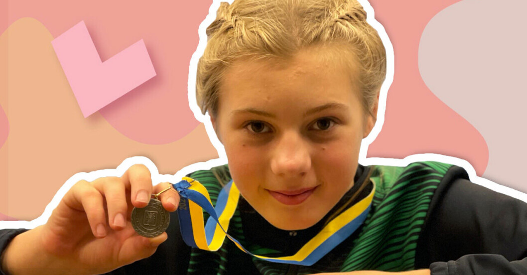 Tilda Jivenius kom på första plats i Fridas och Zontas skrivartävling.