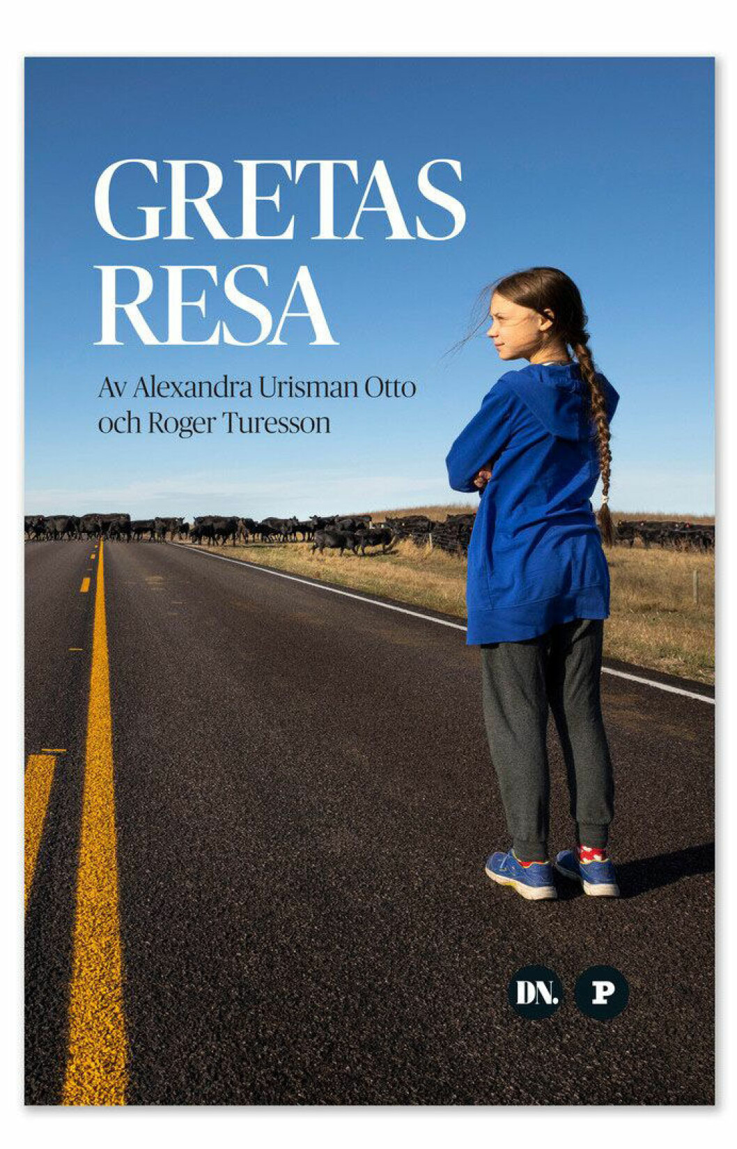 Boken <em>Gretas resa</em> ges ut på samma förlag som Gretas mamma Malena Ernmans memoarer <em>Scener ur hjärtat</em> (2018), Polaris. omslaget boken gretas resa