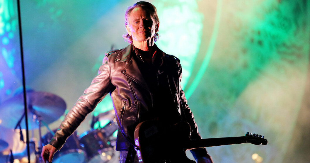 Foto: Mattias Hansson/TT Orup uppträder på Allsång på Skansen den 30 juli 2019.