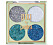En bild på sminkpaletten Glitter-y Eye Quad Eyecolor kit, Blue Pearl från Pixi.