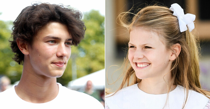 Prins Nikolai och prinsessan Estelle är bryllingar.