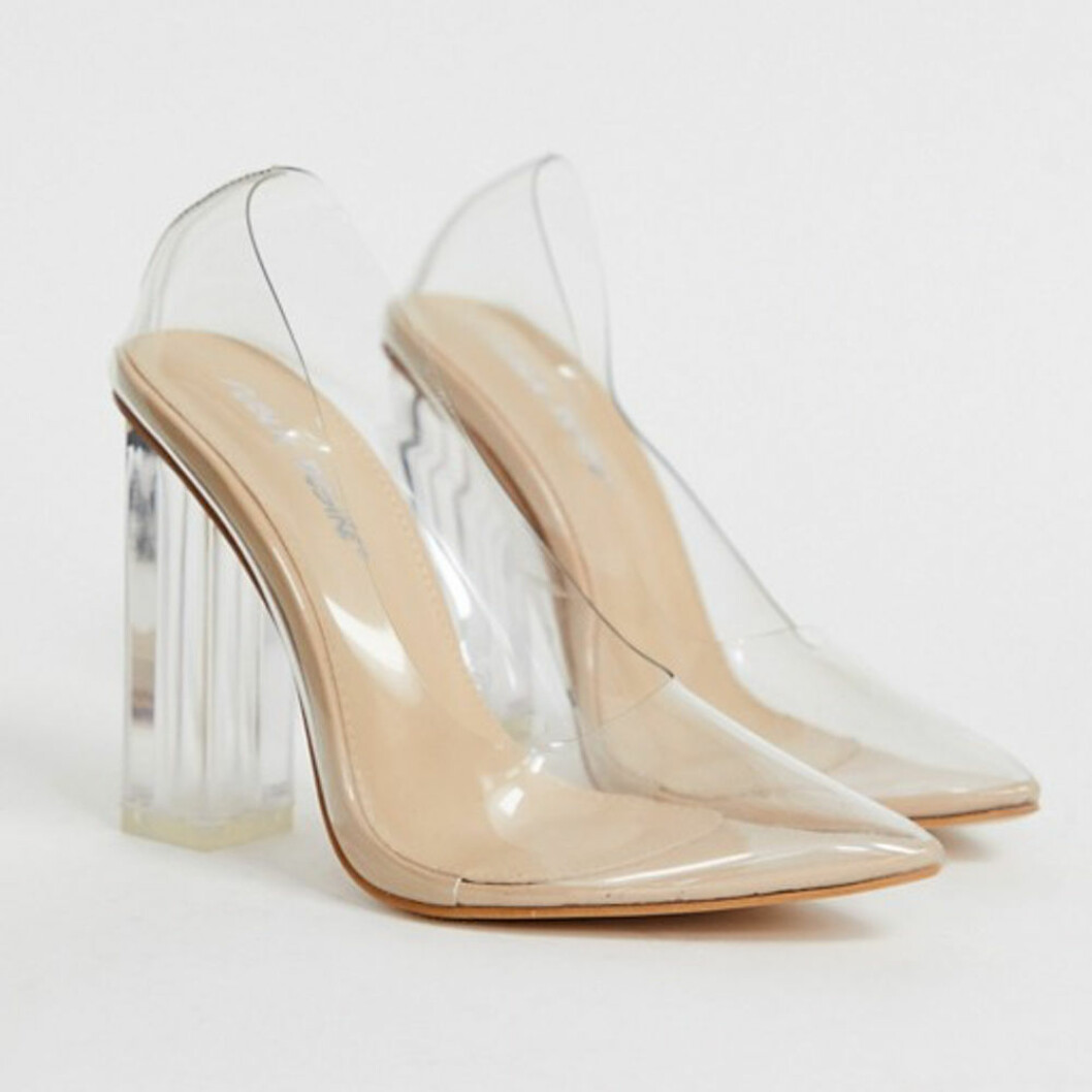 Genomskinliga pumps