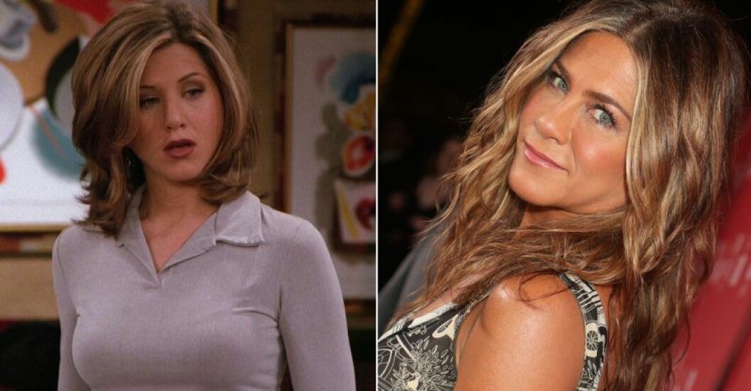 Rachel Green och Jennifer Aniston i Vänner