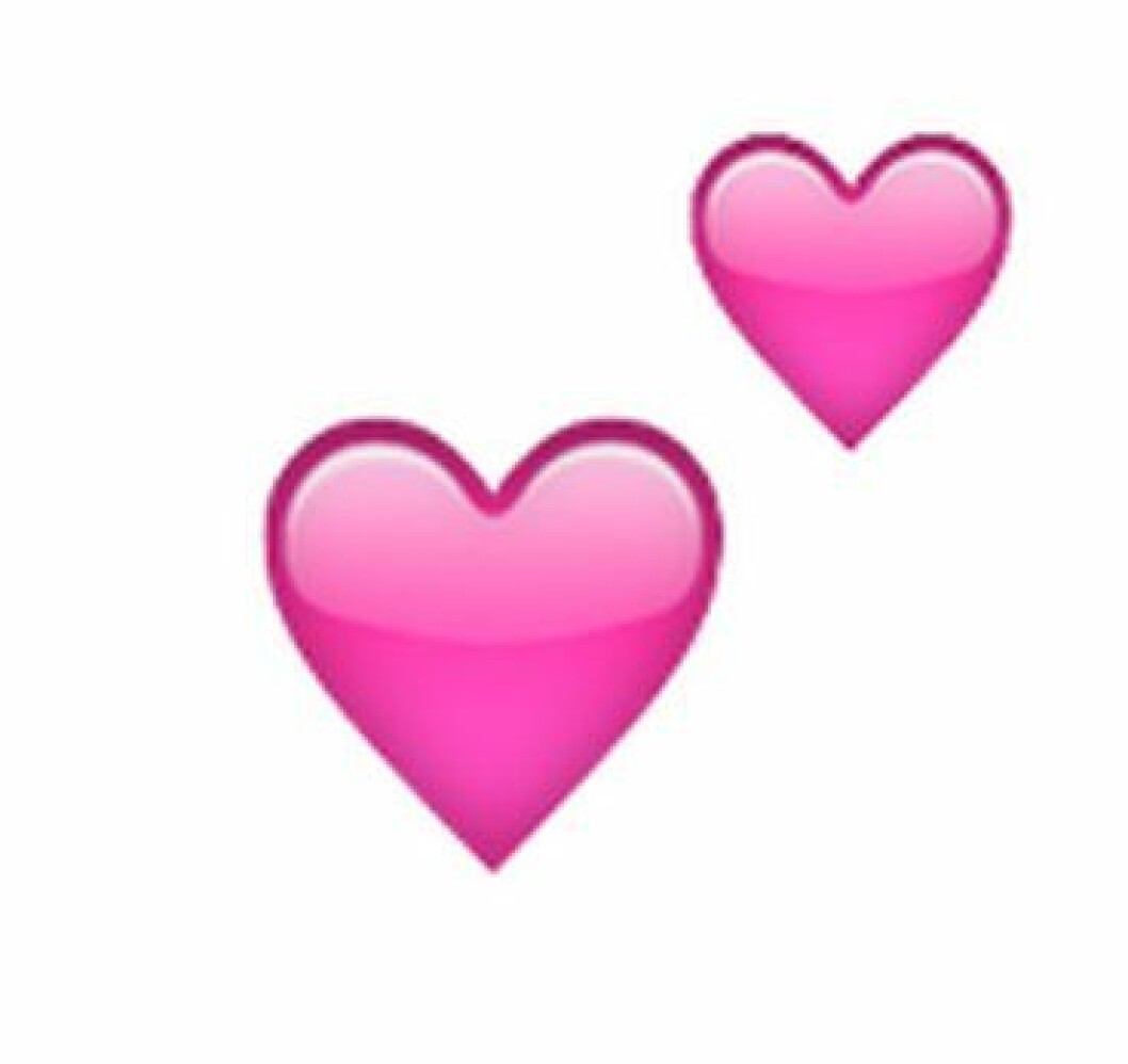 vad betyder rosa hjärtan snapchat