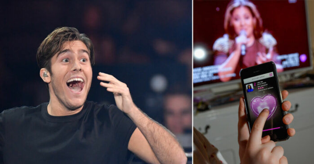 Nu ändras röstningen. Foto: TT Röstning i Melodifestivalen 2019