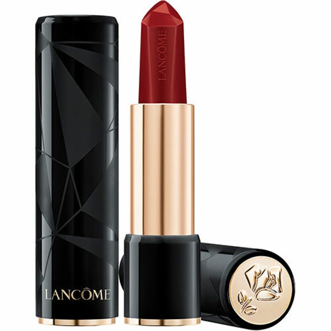 Rött läppstift från lancome