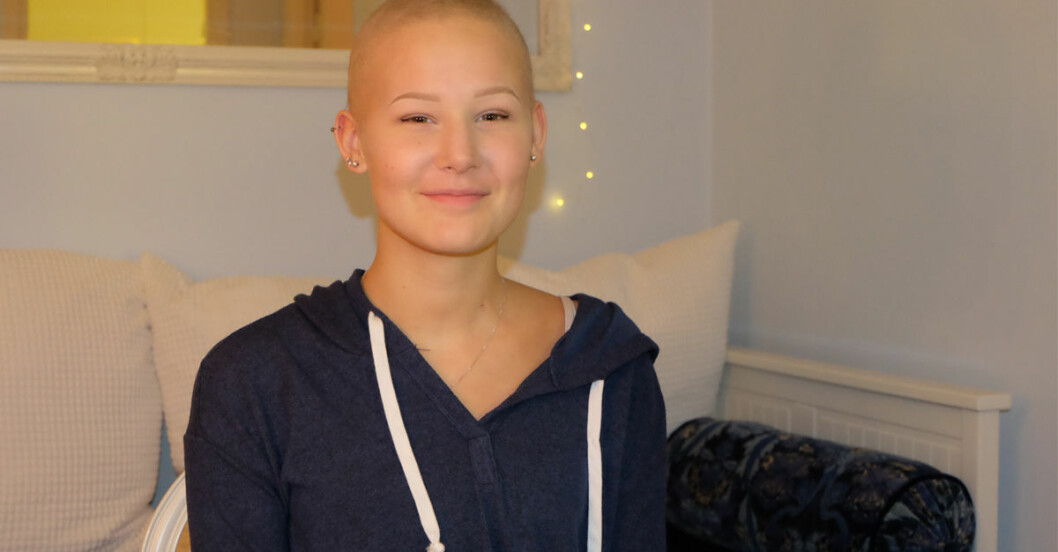 Saga, 15 år: "Det fanns inte på kartan att just jag kunde få cancer"
