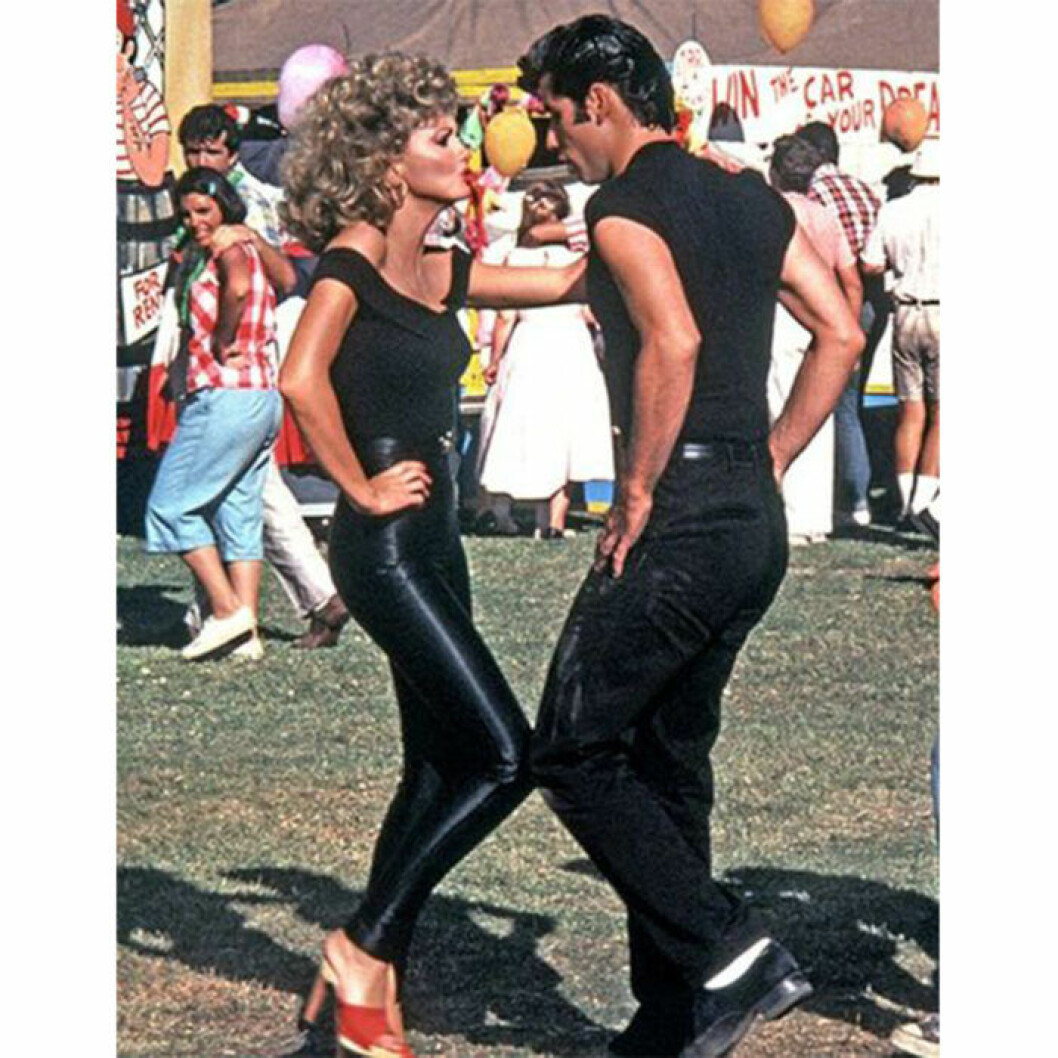 Sandy och Danny i Grease