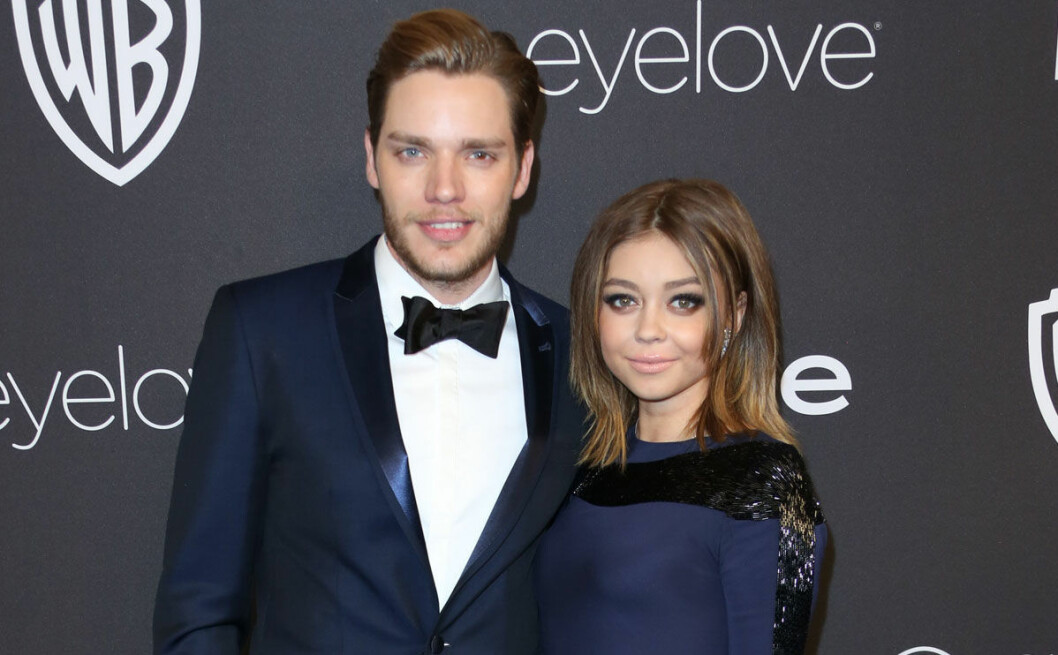 Dominic Sherwood och Sarah Hyland.