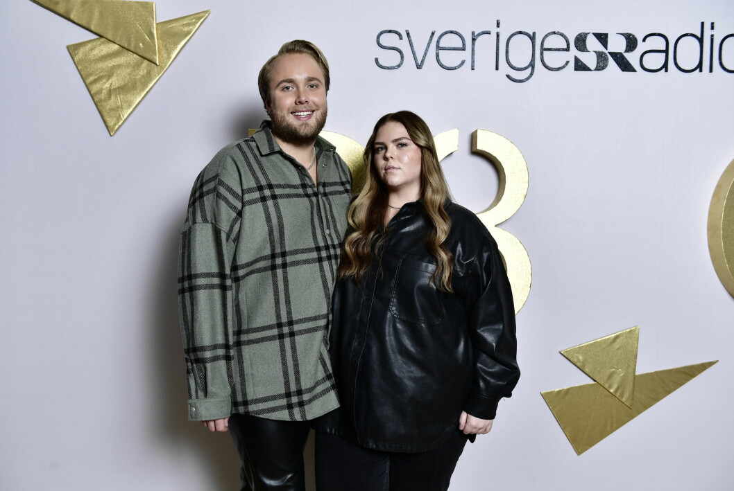 Podprofilerna Edvin Törnblom och Johanna Nordström.