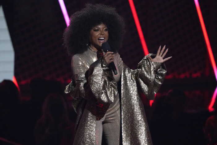 Taraji P. Henson höll hov under galan som hölls på Microsoft Theater i Los Angeles.