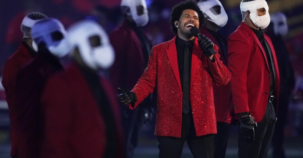 The Weeknd fick stå för paus-underhållningen!