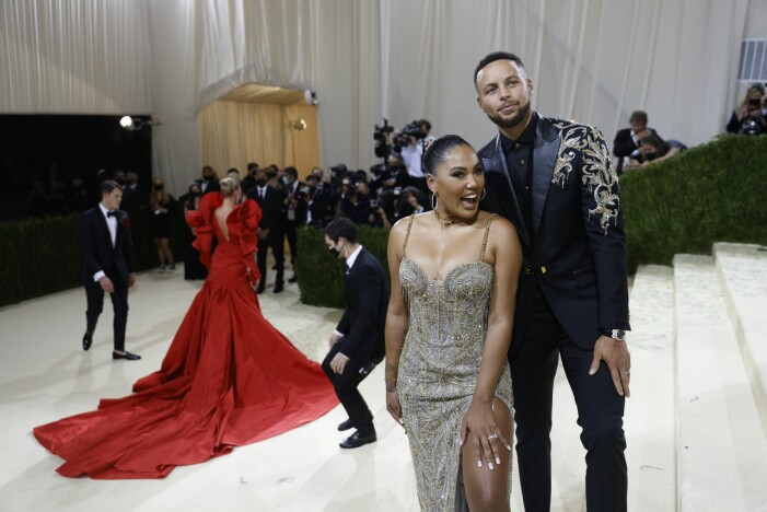 Stephen Curry och Ayesha Curry.