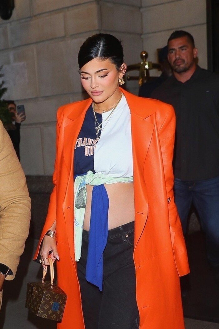 Kylie Jenner under NYFW, första bilderna efter gravidnyheten