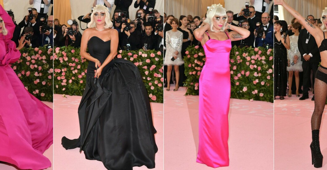 Lady Gaga valde förvisso att plocka bort ytterligare ett lager under Met-galan 2019!