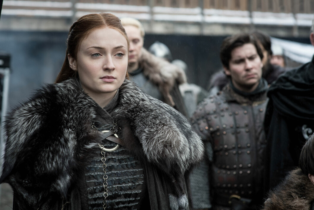 Sophie Turner som Sansa Stark. Sophie Turner som Sansa Stark.