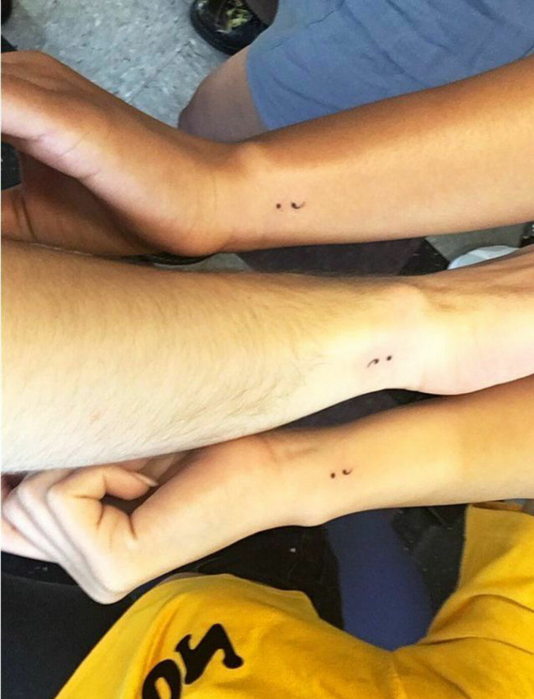 Selena, Tommy och Alishas tatueringar. Foto: Instagram/Selenagomez Selena-gomez-tatuering