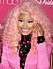 Nicki Minaj i rosa hår