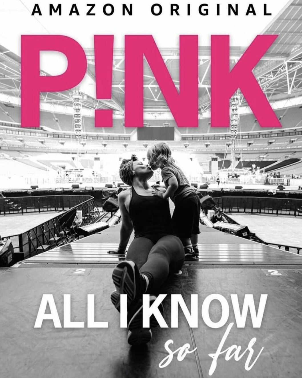 Sonen Jameson har precis som dottern Willow vuxit upp i mamma P!nks turnévärld. P!nk All I know so far omslag