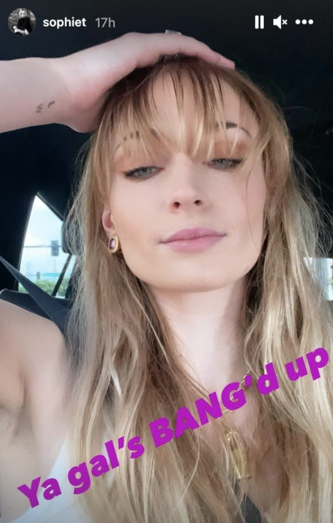 Sophie Turner är luggad och klar! Sophie Turner är luggad och klar!