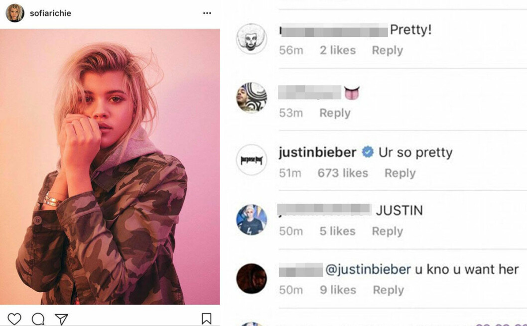 Sofia-richie-Justin-Bieber
