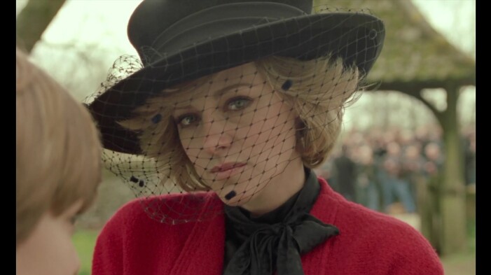 Kirsten Stewart i sin roll som prinsessan Diana. kristen stewart som prinsessan diana