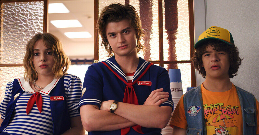 <em>Stranger Things</em> säsong tre. Foto: Netflix Steve och Dustin i Stranger Things säsong 3.