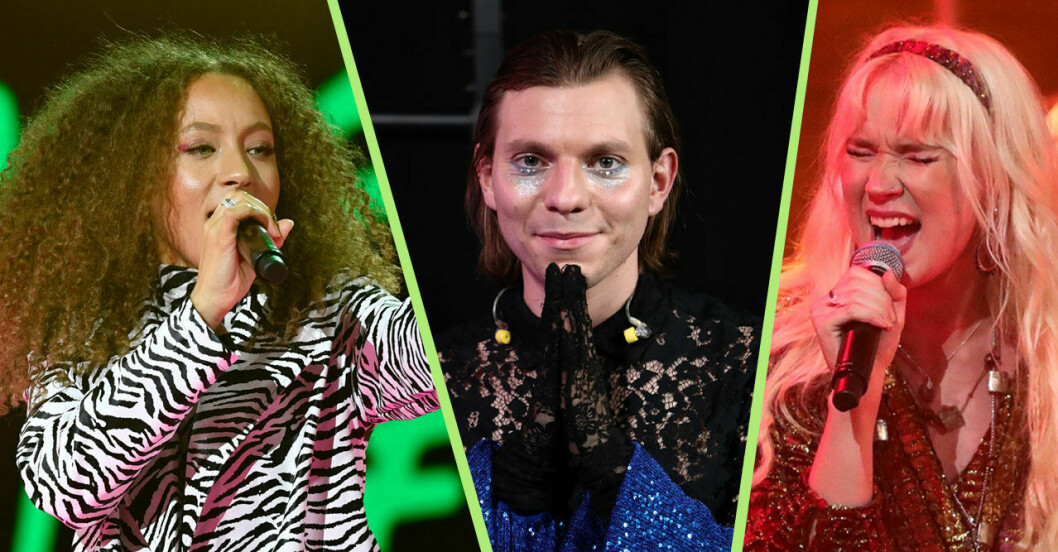 Sunny, Erik-Elias och Emma i Idol 2021