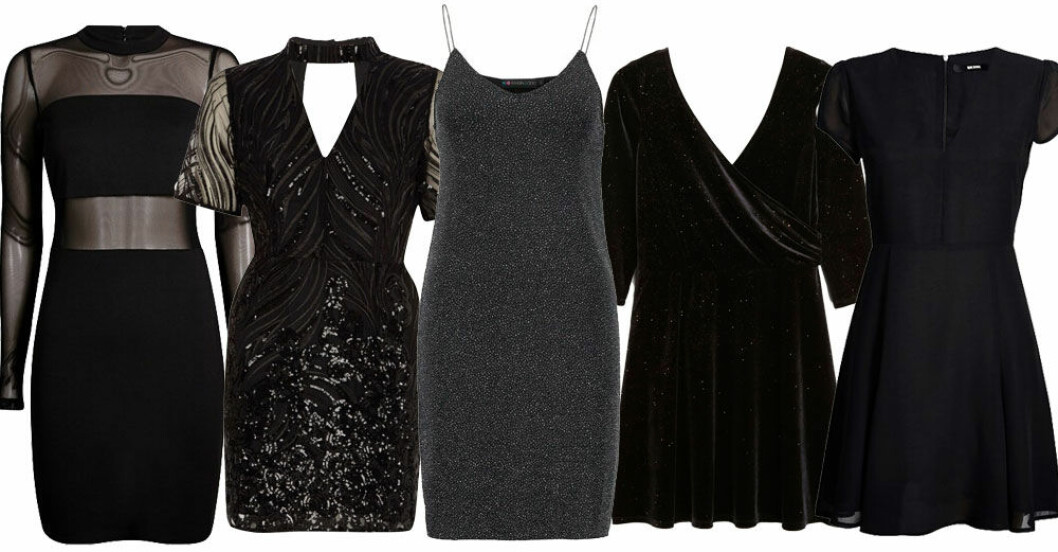 16 svarta klänningar till vinterns alla fester