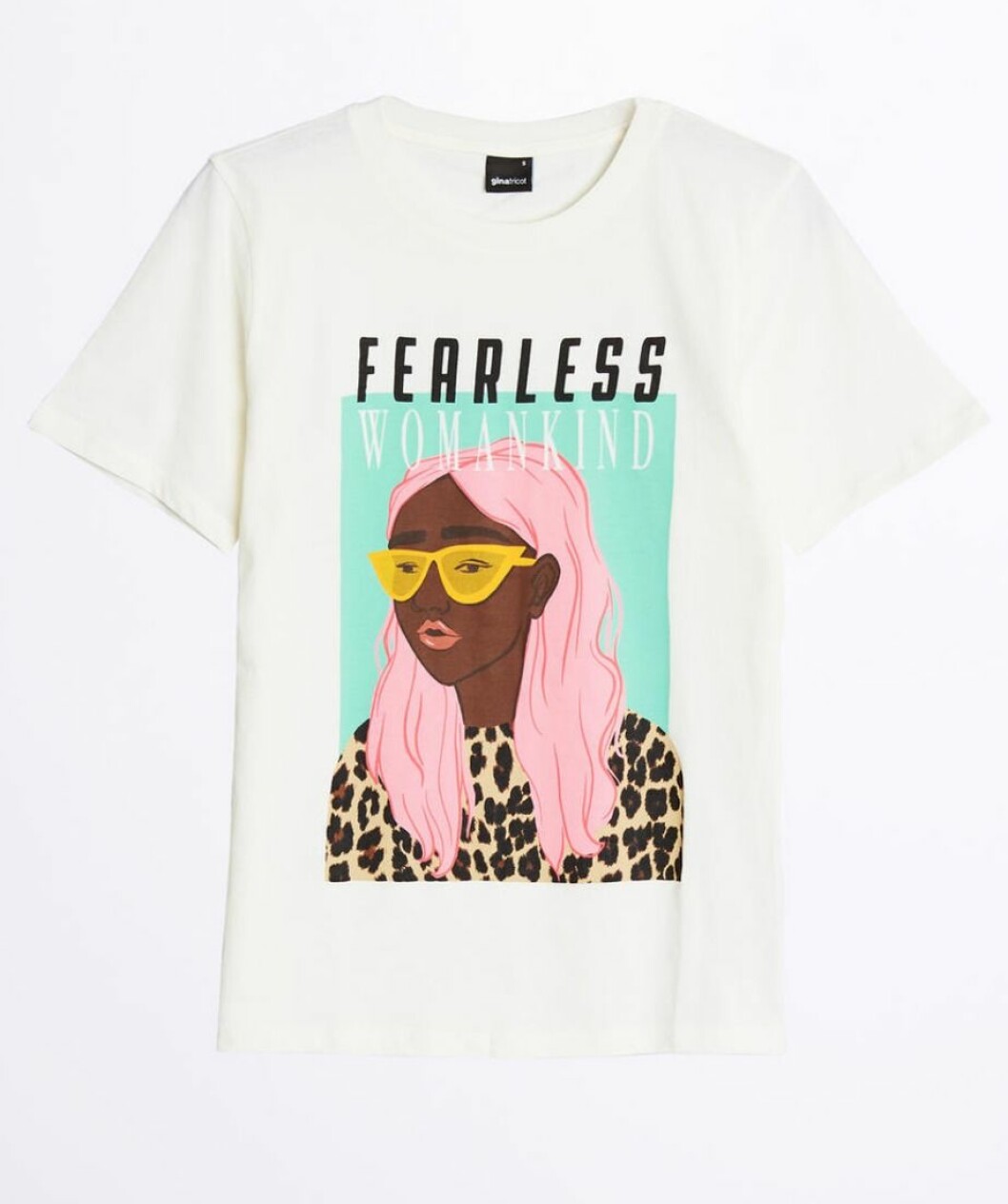 T-shirt med tryck till våren 2019