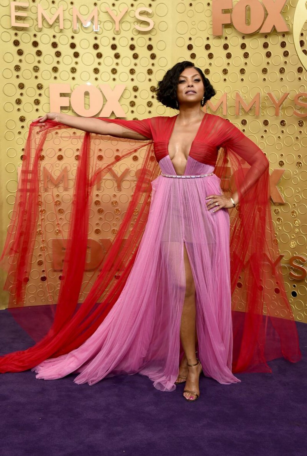 Taraji P. Henson. Taraji P. Henson på röda mattan på Emmy Awards 2019