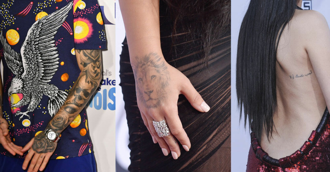 Quiz: Vilken tatuering tillhör vilken kändis?