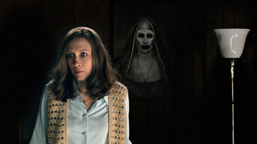 Den 11 september är det amerikansk biopremiär för <em>The Conjuring III</em>. En bild från skräckfilmen The Conjuring.