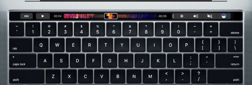 Istället för knappar högst upp kommer det att vara en touch-panel istället. touch-panel-macbook