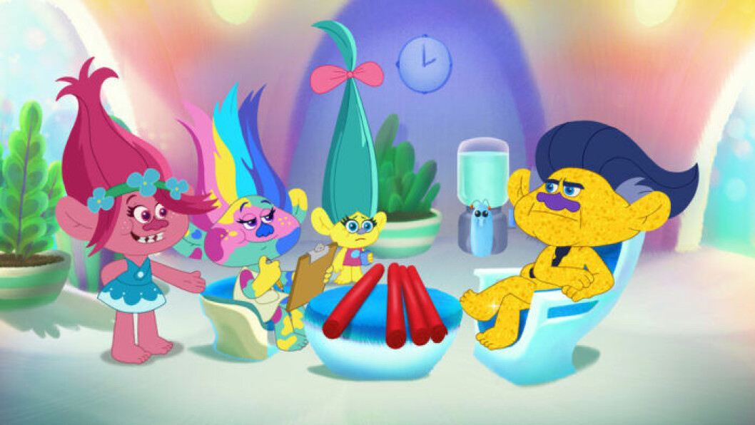 Säsong sex av barnfavoriten <em>Trolls</em> har premiär på Netflix i april.<em> Foto: Netflix</em> Trolls har premiär på Netflix i april