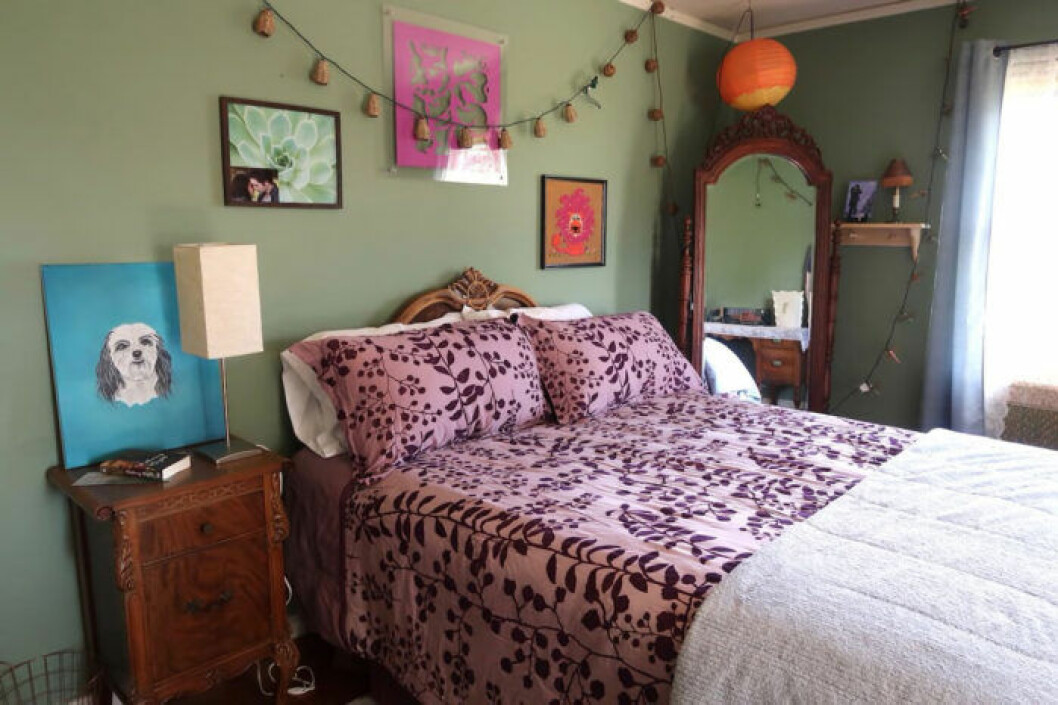 Ett av fem sovrum. <em>Foto: Airbnb</em> Bellas hus i Twilight går nu att hyra på AirBnb