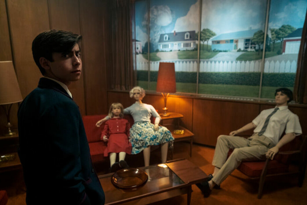 <em>The</em> <em>Umbrella Academy</em> är tillbaka med en andra säsong! En bild från tv-serien The Umbrella Academy.