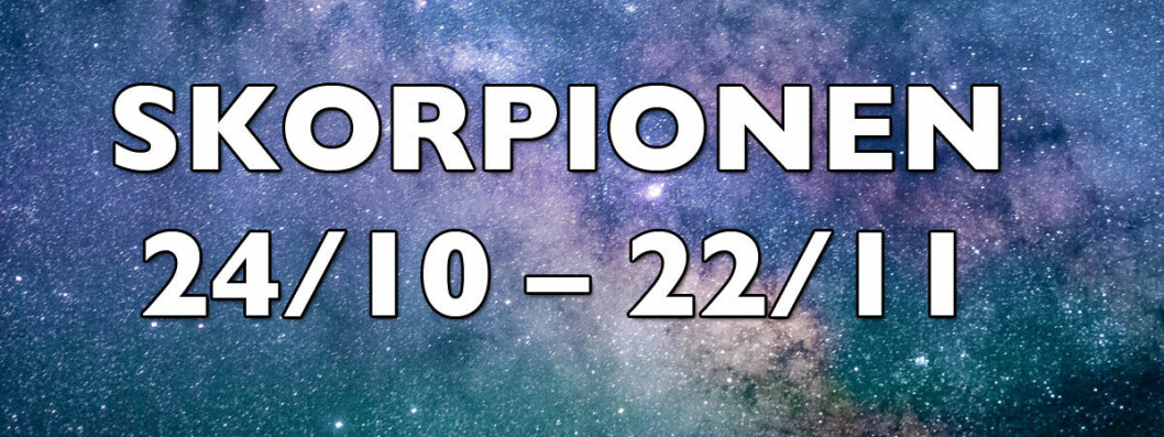 veckohoroskop-skorpionen-vecka-48-2018