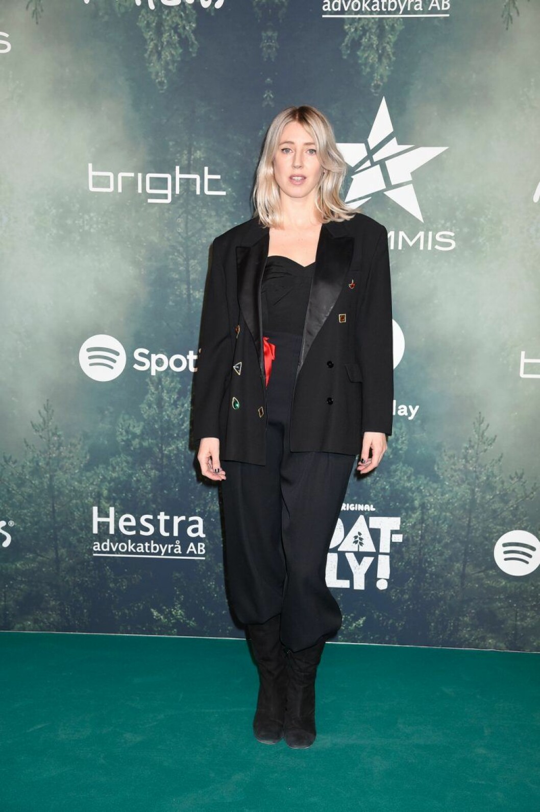 Veronica Maggio. Veronica Maggio på röda mattan på Grammisgalan 2020