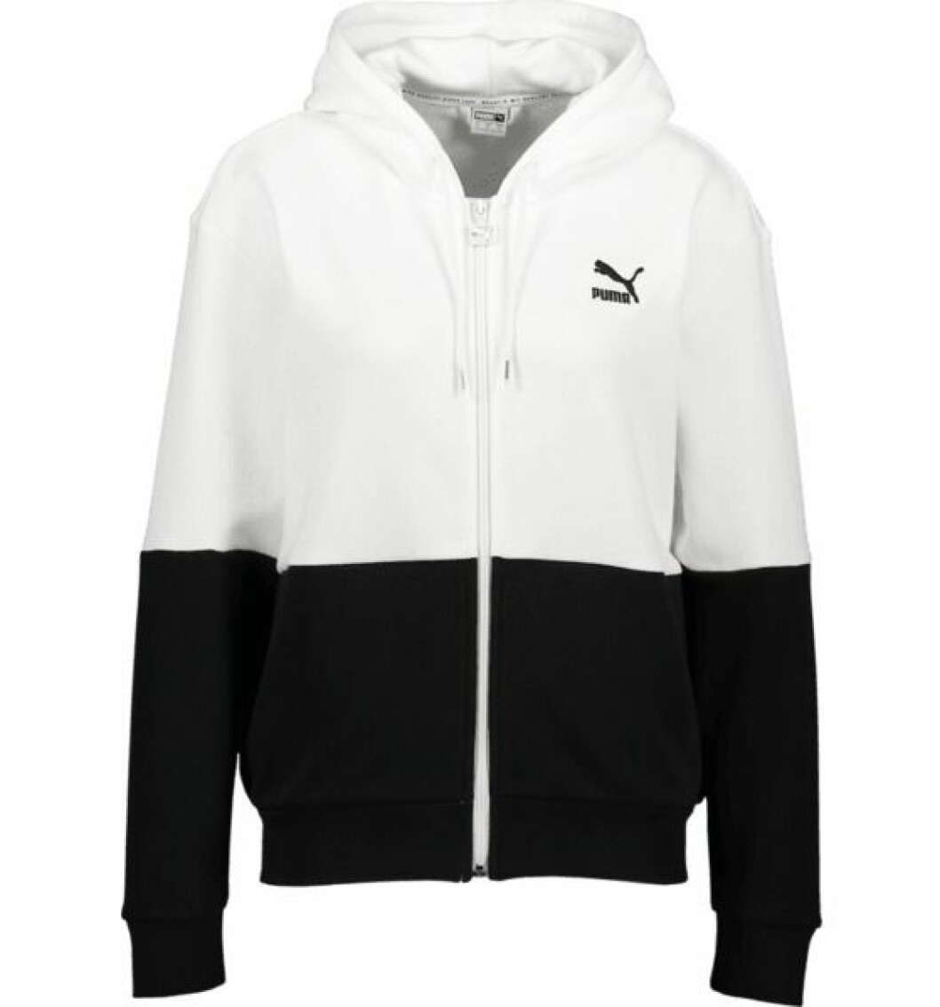 Svartvit hoodie från Puma