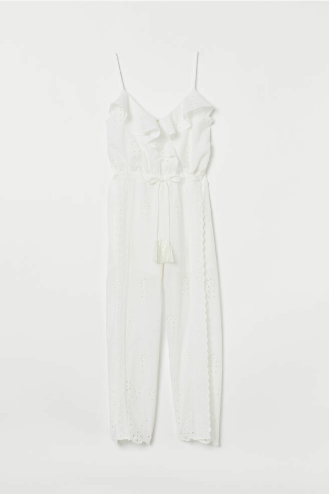 Vit jumpsuit från h&M