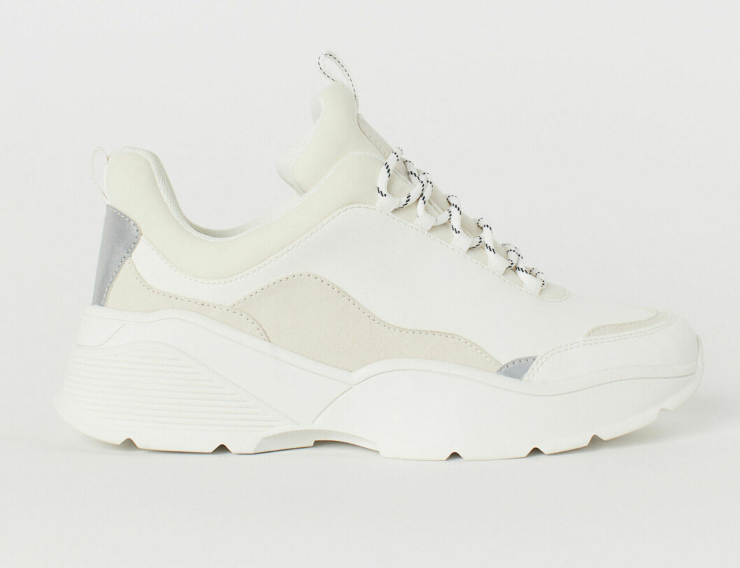 Vita chunky sneakers till våren 2019