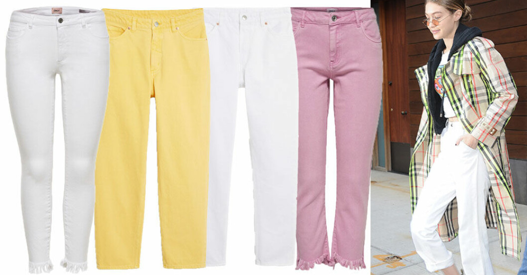 12 vita och ljusa jeans som passar perfekt när det är varmt ute