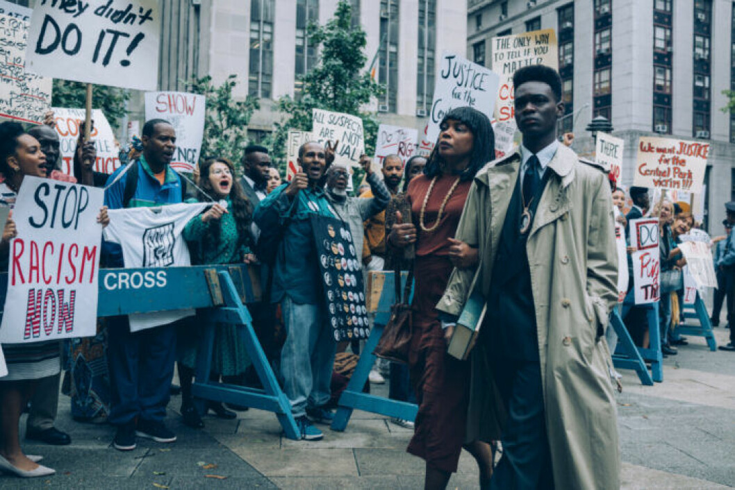<em>When They See Us</em> har hyllats av kritikerna. En bild från tv-serien When The See Us, som finns på Netflix.