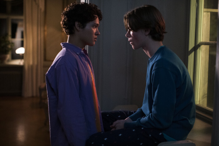 Omar Rudberg och Edvin Ryding i <em>Young Royal</em>s. Omar Rudberg och Edvin Ryding i Young Royals.